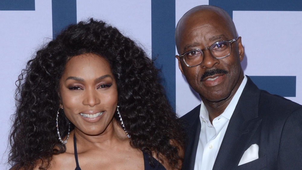 Angela Bassett and Courtney B. Vance both smiling