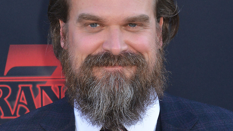 David Harbour smiling