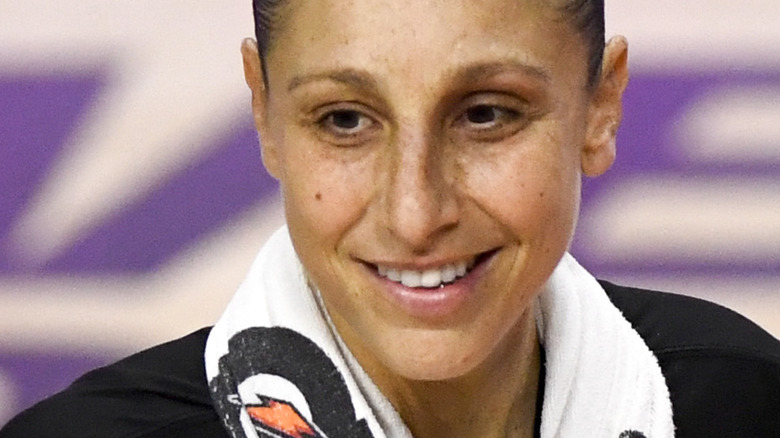 Diana Taurasi on basketball court 