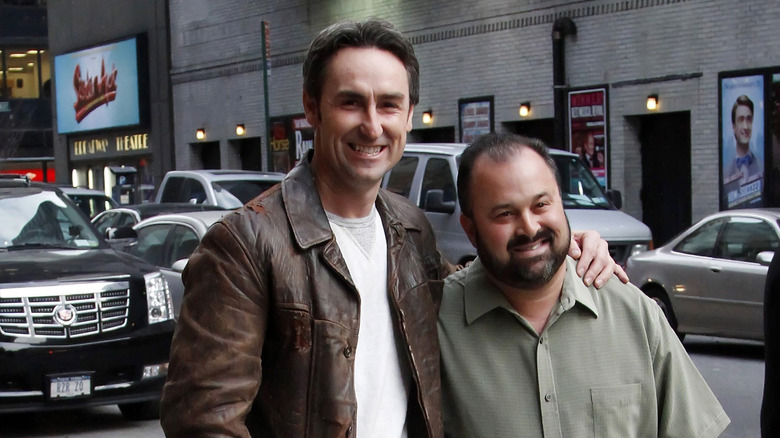 Mike Wolfe, Frank Fritz, posing