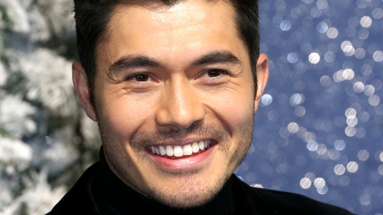 Henry Golding on the red carpet