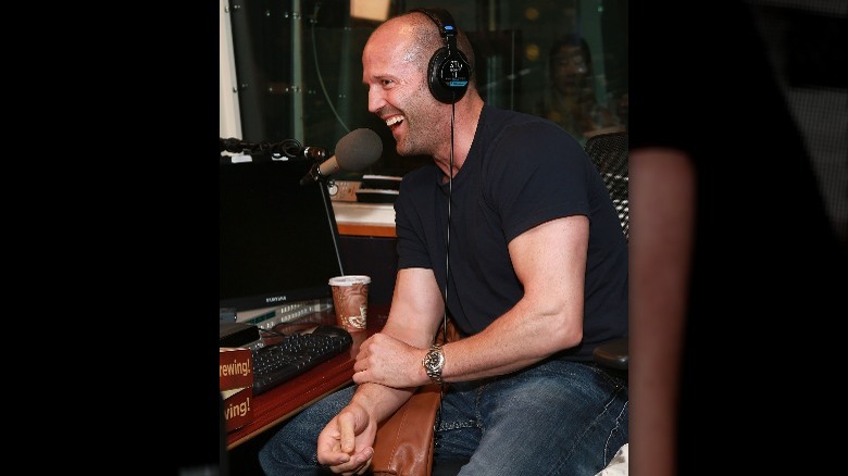 Jason Statham laughing radio show