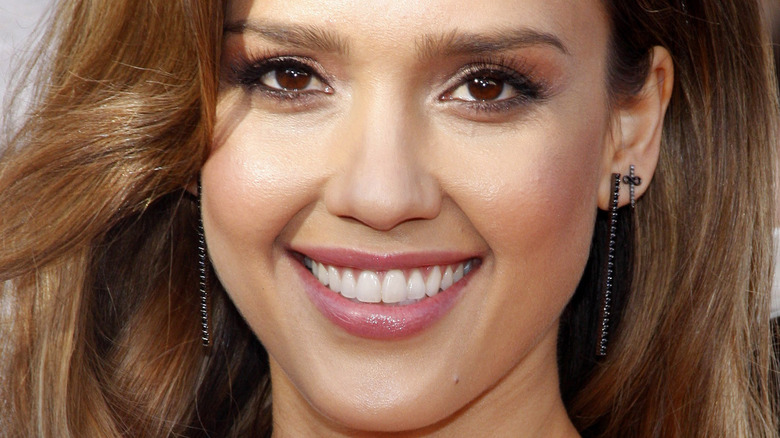 Jessica Alba smiling