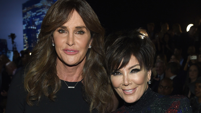 Caitlyn Jenner and Kris Jenner smiling