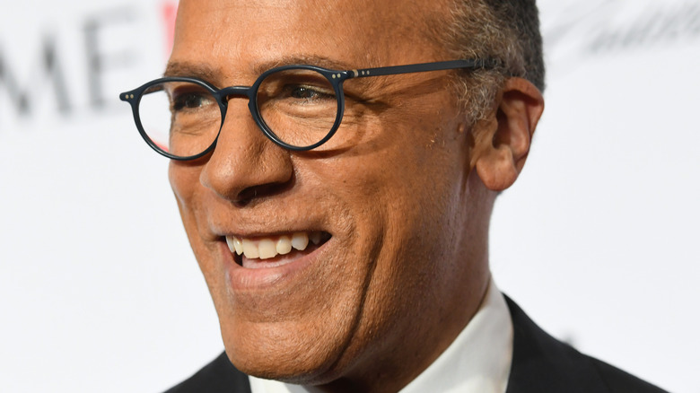 Lester Holt smiling