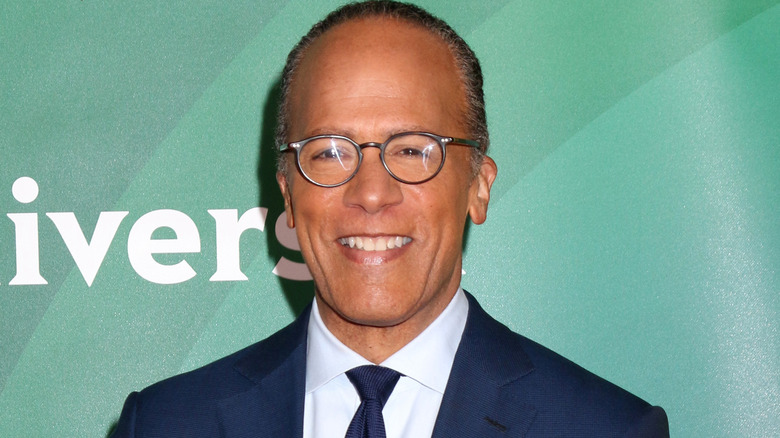 Lester Holt smiling