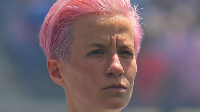 Megan Rapinoe pink hair