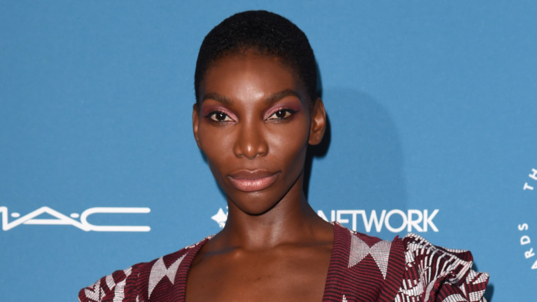 Michaela Coel on the red carpet