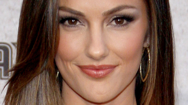 Minka Kelly smiling