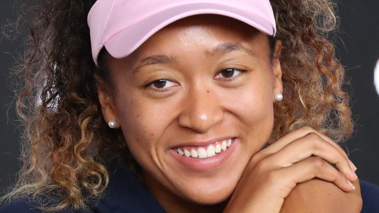 Naomi Osaka smiling