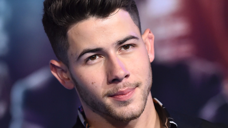 Nick Jonas serious 