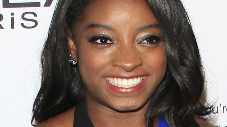 Simone Biles dazzling smile