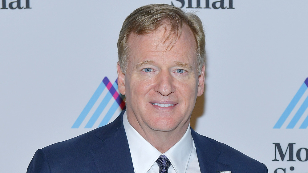 Roger Goodell smiling 