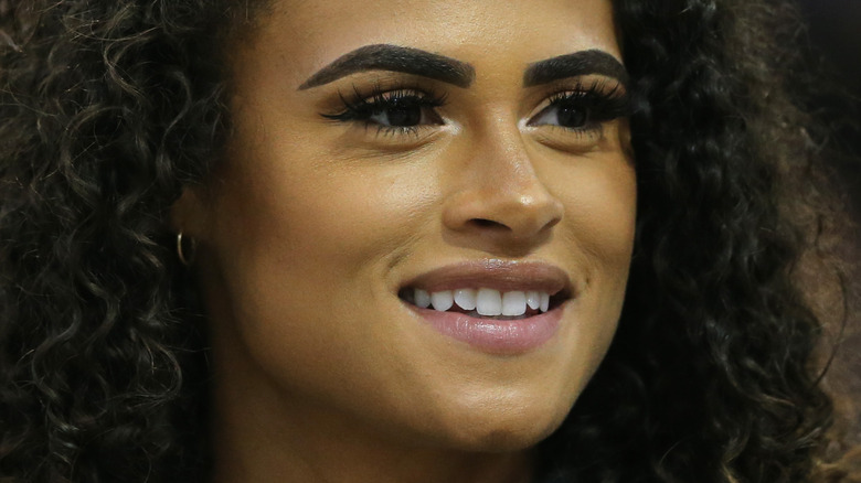 Sydney McLaughlin smiling at event 