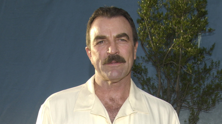 Tom Selleck at the at world premiere of Open Range in 2003