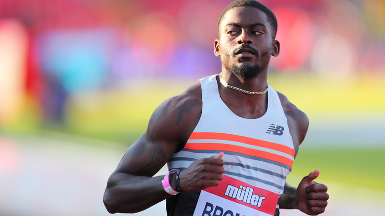 Trayvon Bromell racing