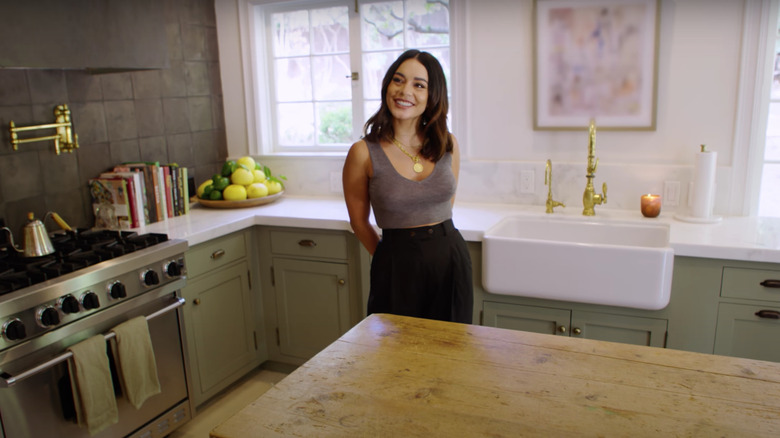 Vanessa Hudgens giving Architectural Digest a tour