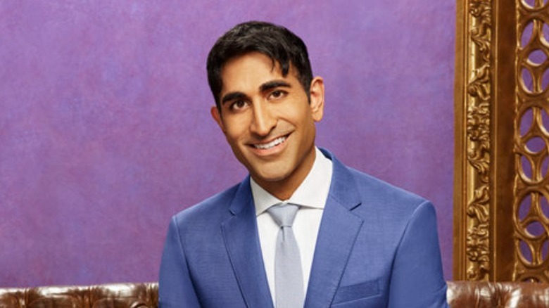 Vishal Parvani sitting down, star of Family Karma on Bravo