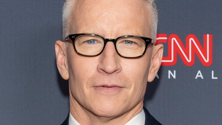 Anderson Cooper staring