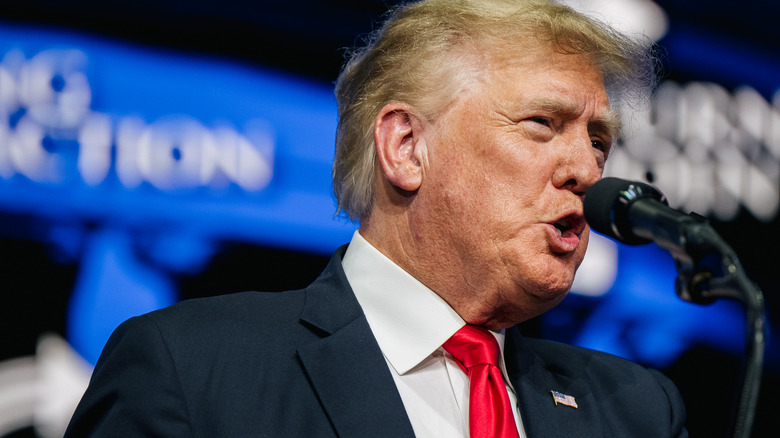 Trump speaking