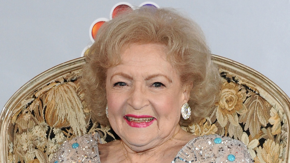 Betty White smiling