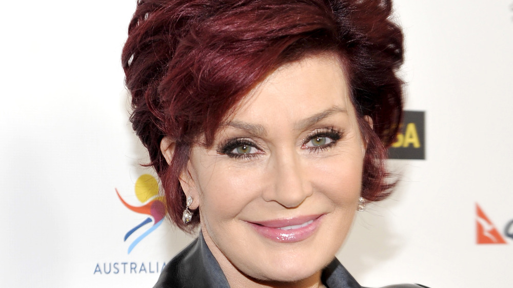 Sharon Osbourne smiling