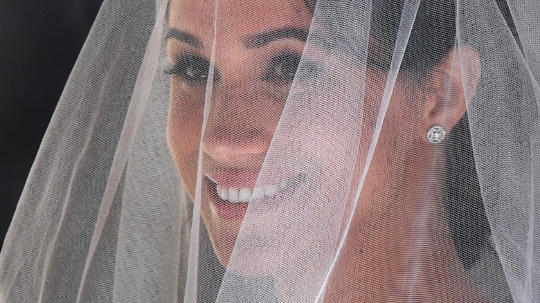 Meghan Markle on her wedding day