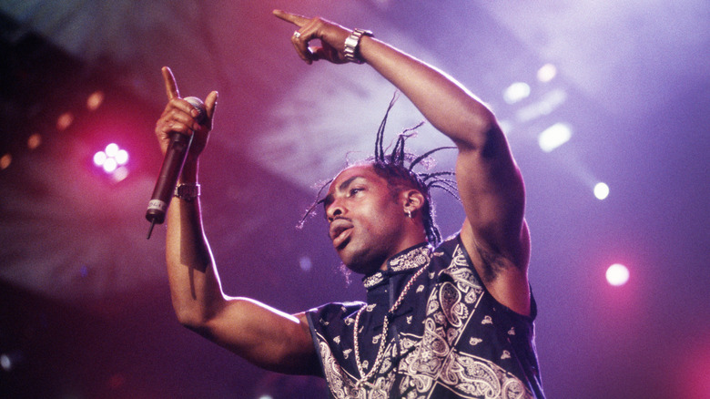 Coolio performing
