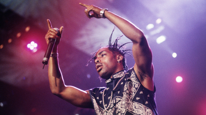 Coolio performing