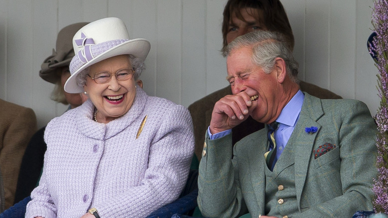 Queen Elizabeth II and Prince Charles