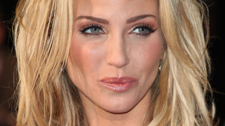 Sarah Harding looking to the side with slight smile