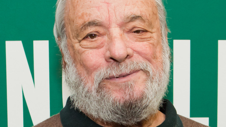 Stephen Sondheim at an event 