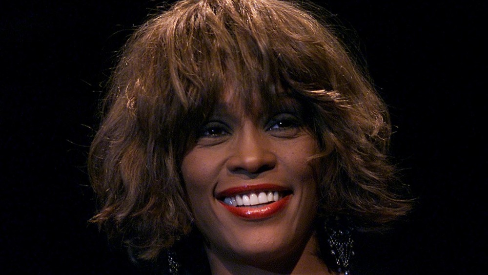 Whitney Houston smiling