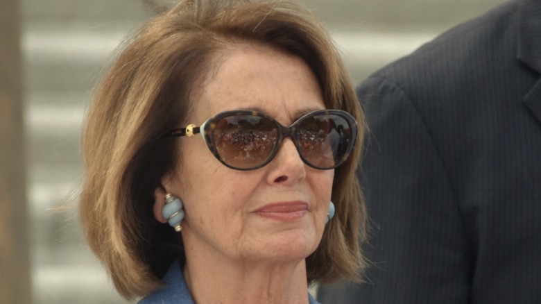Nancy Pelosi wearing sunglasses