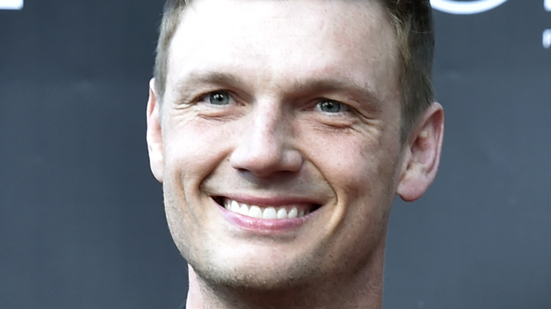 Nick Carter smiling