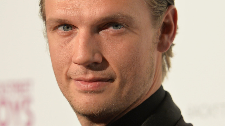 Nick Carter staring