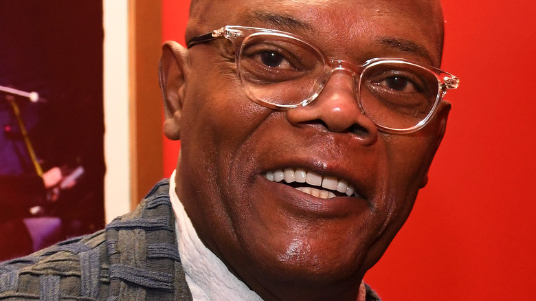 Samuel L. Jackson smiling