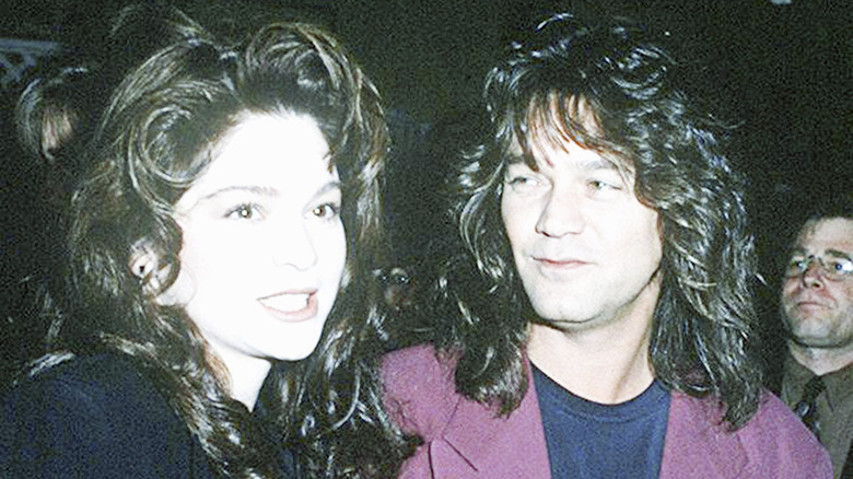 Actress Valerie Bertinelli and musician Eddie Van Halen