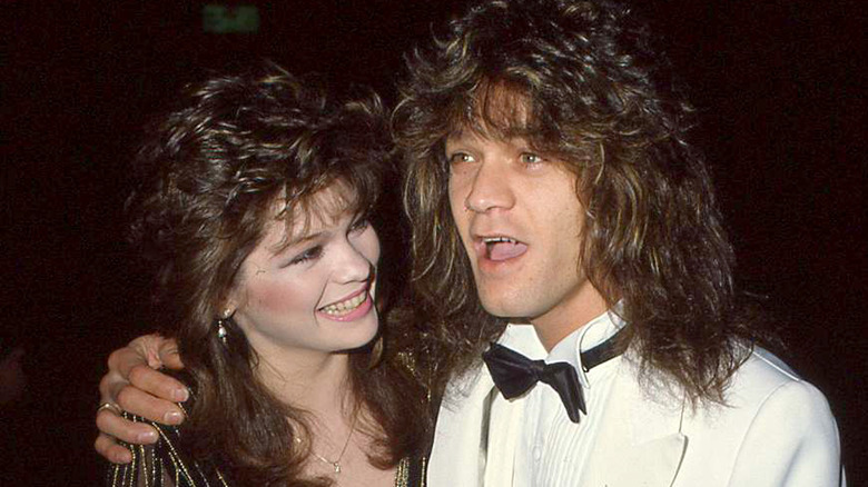 Actress Valerie Bertinelli and musician Eddie Van Halen