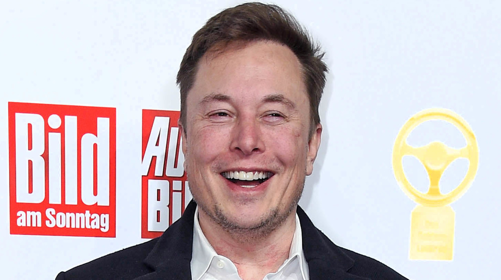 Elon Musk smiling 