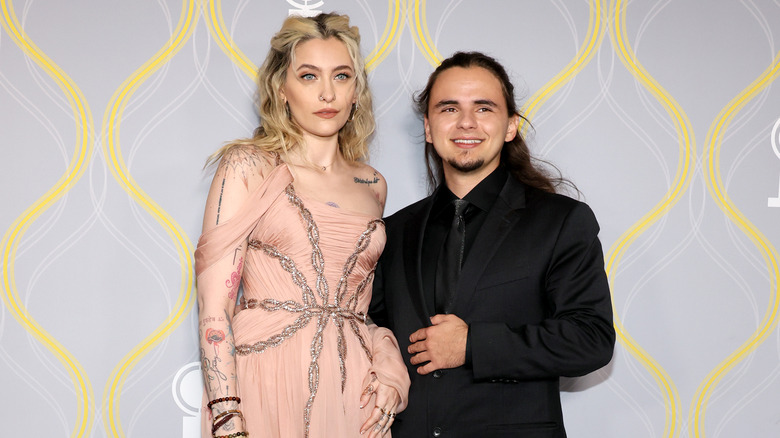 Paris Jackson and Prince Jackson on the red carpet