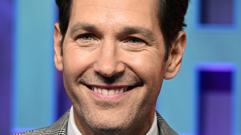 Paul Rudd smiling for photo