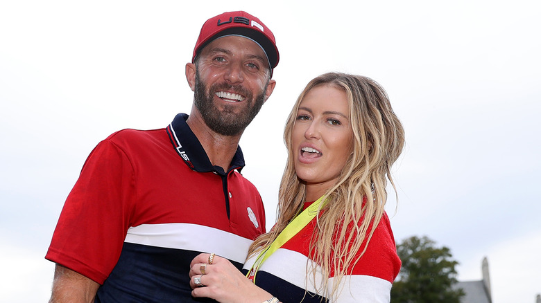 Who is Dustin Johnson's wife?