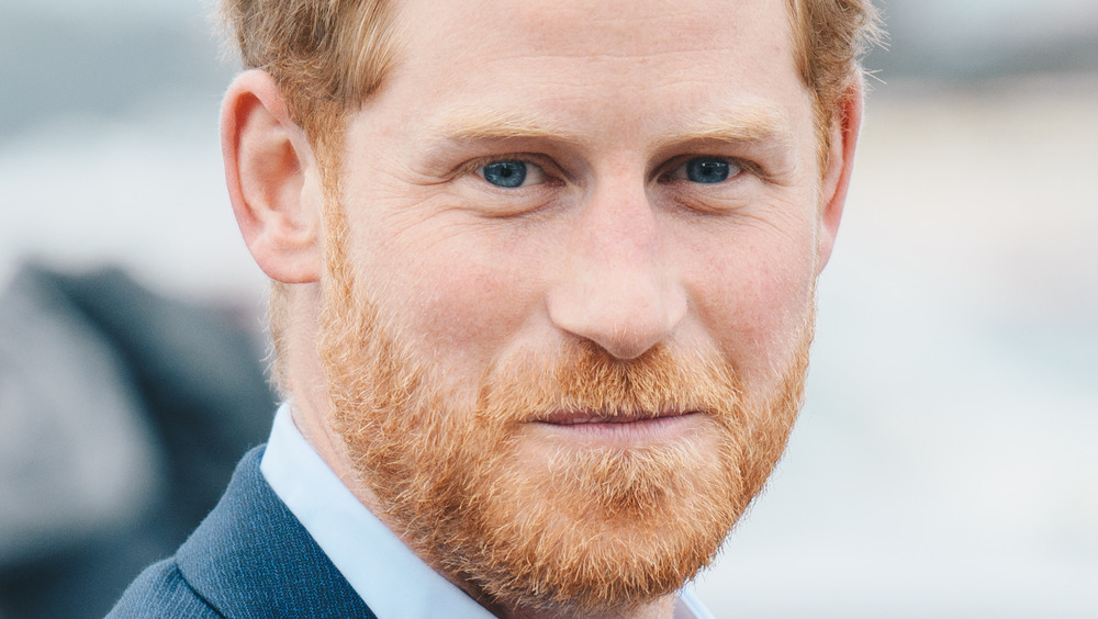 Prince Harry closed mouth