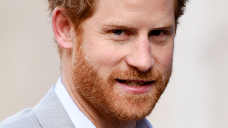 Prince Harry smiling