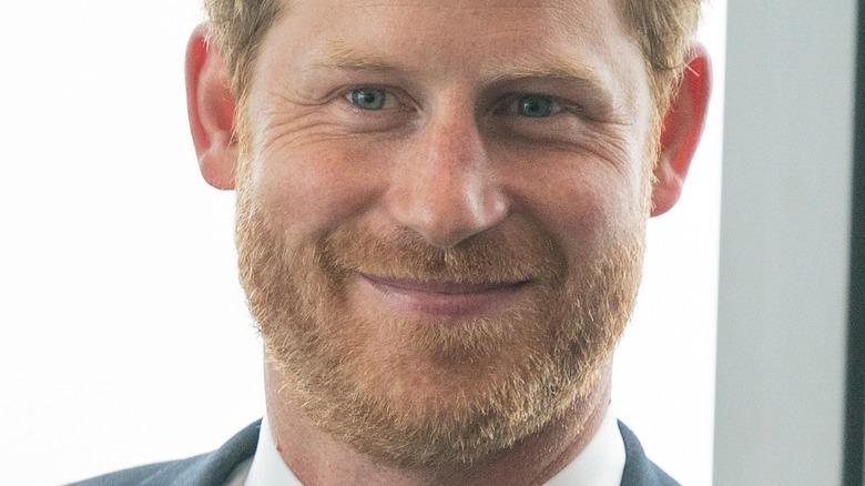 Prince Harry smiling