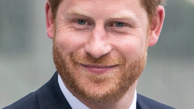 Prince Harry smiling