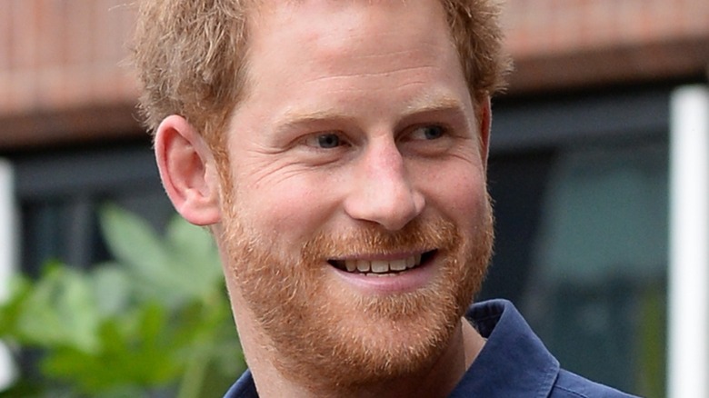 Prince Harry smiling