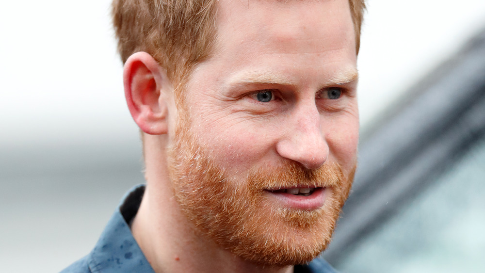 Prince Harry smiling