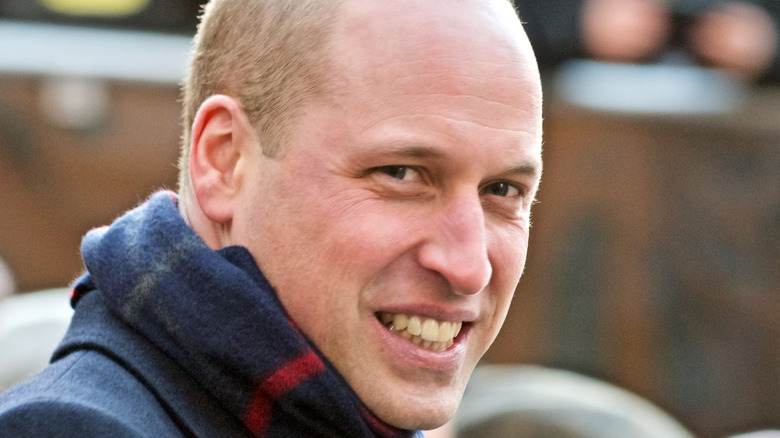 Prince William in a scarf